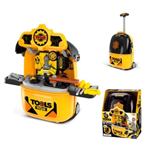 ست اسباب بازی میز ابزار 2 در 1 چمدانی کودک Tools Set Kit Toys_اسباب بازی مشاغل